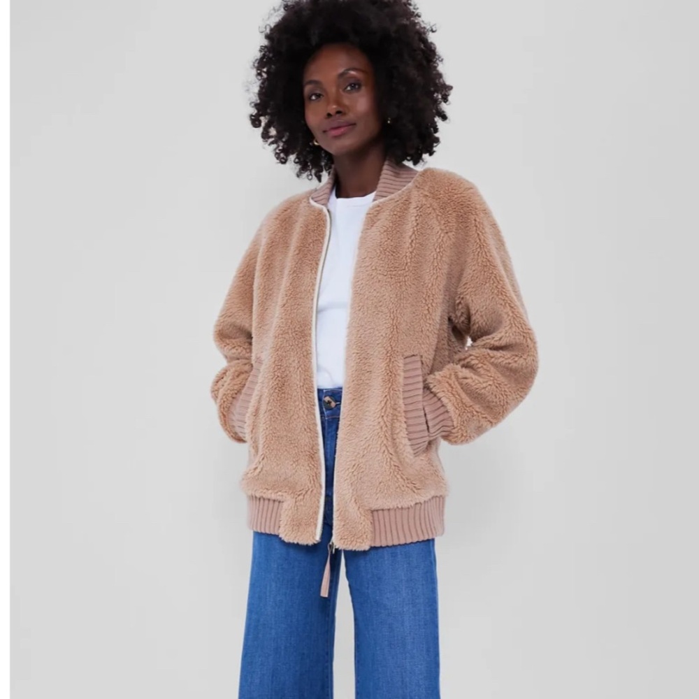 Varley Ella Long Line Sherpa Bomber